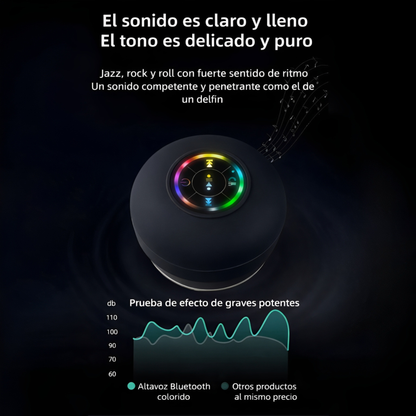 Altavoz led acuático.