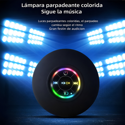 Altavoz led acuático.